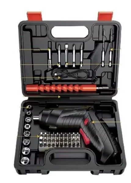 Taladro Destornillador Inalámbrico 3.6V 45 Accesorios